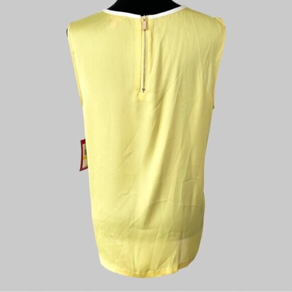 NWT Vince Camuto Lemonade Satin Sleeveless Tank Top - Picture 3 of 13